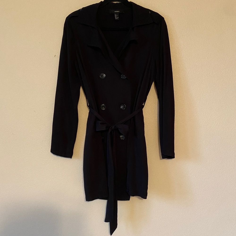 Black Light Trench Coat